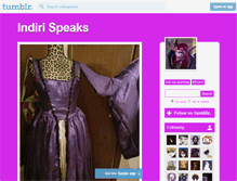 Tablet Screenshot of indirispeaks.tumblr.com