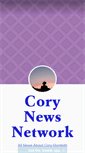 Mobile Screenshot of corynewsnetwork.tumblr.com