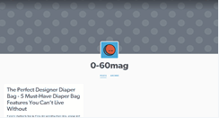 Desktop Screenshot of 0-60mag.tumblr.com