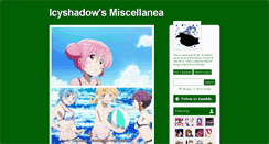 Desktop Screenshot of icyshadow.tumblr.com