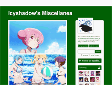 Tablet Screenshot of icyshadow.tumblr.com