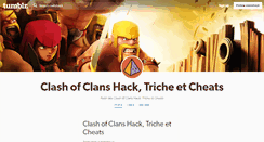 Desktop Screenshot of clanshack.tumblr.com