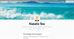 Desktop Screenshot of natalietoo.tumblr.com