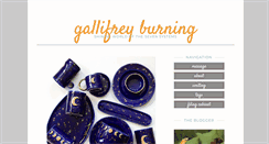 Desktop Screenshot of gallifreyburning.tumblr.com