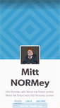 Mobile Screenshot of mittnormey.tumblr.com