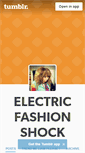 Mobile Screenshot of electricfashionshock.tumblr.com