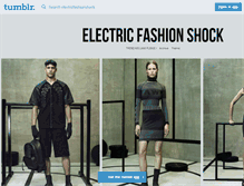 Tablet Screenshot of electricfashionshock.tumblr.com