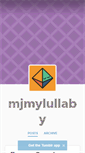 Mobile Screenshot of mjmylullaby.tumblr.com