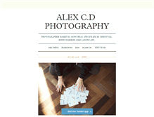 Tablet Screenshot of alexcdphotography.tumblr.com
