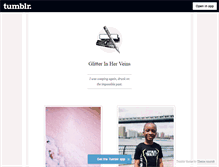 Tablet Screenshot of glitterinherveins.tumblr.com