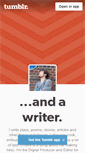 Mobile Screenshot of andawriter.tumblr.com