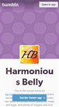 Mobile Screenshot of harmoniousbelly.tumblr.com
