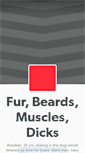 Mobile Screenshot of hairiesbearsmuscles.tumblr.com