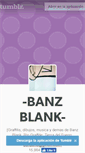 Mobile Screenshot of banzblank.tumblr.com