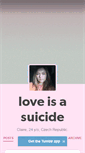 Mobile Screenshot of loveisasuicide.tumblr.com