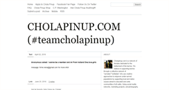 Desktop Screenshot of cholapinup.tumblr.com