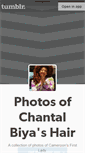 Mobile Screenshot of chantalbiyahair.tumblr.com