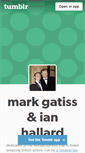 Mobile Screenshot of mark-and-ian.tumblr.com