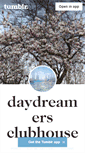 Mobile Screenshot of daydreamersclubhouse.tumblr.com