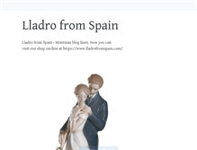 Tablet Screenshot of lladro.tumblr.com