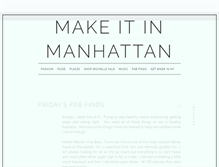 Tablet Screenshot of makeitinmanhattan.tumblr.com