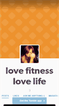 Mobile Screenshot of lovefitnesslovelife.tumblr.com