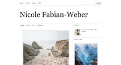 Desktop Screenshot of nicolefabianweber.tumblr.com