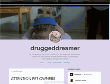 Tablet Screenshot of druggeddreamer.tumblr.com