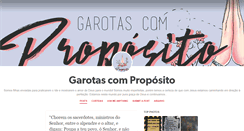 Desktop Screenshot of garotascomproposito.tumblr.com
