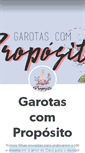 Mobile Screenshot of garotascomproposito.tumblr.com