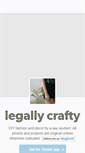 Mobile Screenshot of legallycrafty.tumblr.com