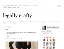 Tablet Screenshot of legallycrafty.tumblr.com