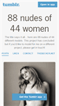 Mobile Screenshot of 88nudesof44women.tumblr.com