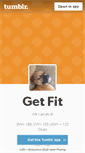 Mobile Screenshot of ambergetfit.tumblr.com