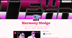 Desktop Screenshot of harmonysledge.tumblr.com