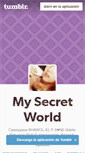 Mobile Screenshot of becauseismysecret.tumblr.com