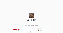 Desktop Screenshot of alliexx.tumblr.com