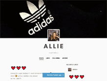 Tablet Screenshot of alliexx.tumblr.com