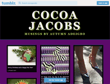 Tablet Screenshot of cocoajacobs.tumblr.com