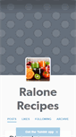 Mobile Screenshot of foreveralonerecipes.tumblr.com