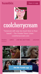 Mobile Screenshot of coolcherrycream.tumblr.com