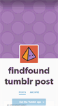 Mobile Screenshot of findfound.tumblr.com