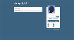 Desktop Screenshot of nickydick11.tumblr.com