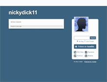 Tablet Screenshot of nickydick11.tumblr.com