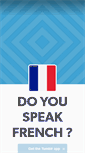 Mobile Screenshot of doyouspeakfrench.tumblr.com