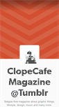 Mobile Screenshot of clopecafe.tumblr.com