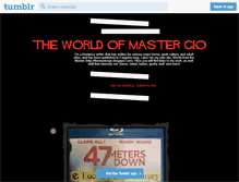 Tablet Screenshot of mastergio.tumblr.com