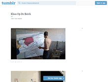 Tablet Screenshot of klaasopdebeeck.tumblr.com