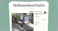 Desktop Screenshot of melissajoleentaylor.tumblr.com