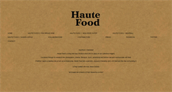 Desktop Screenshot of hautefood.tumblr.com